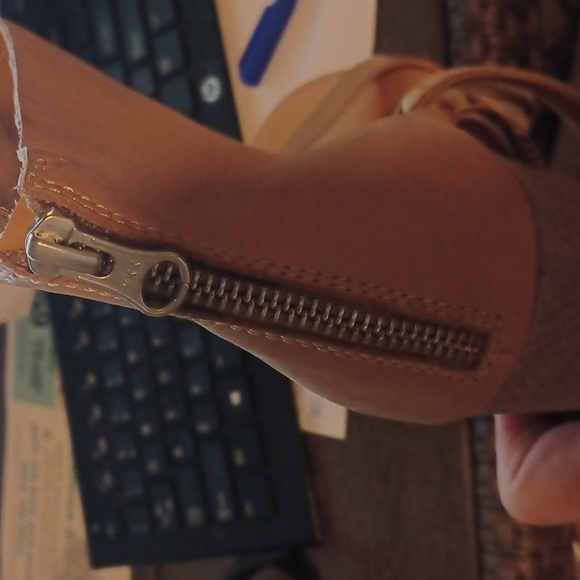 Kork Ease Hickland Tan Leather Open Toe Bootie Sandals SZ 11M Never Worn - Picture 10 of 11